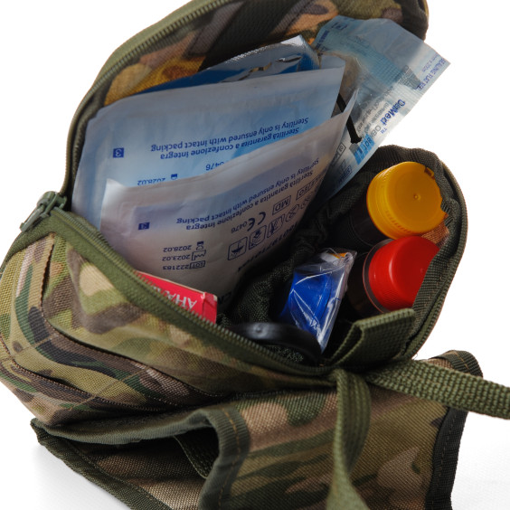 Аптечка быстрого сброса Мультикам укомплектованая  / Отрывная Аптечка