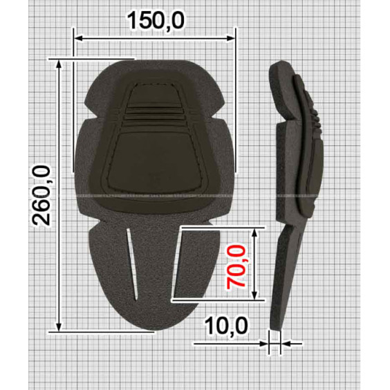НАКОЛЕННИК ХАКИ А5+ИЗОЛОН