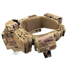 Модульный тактический пояс РПС "YAKEDA" с подсумками. Мультикам.