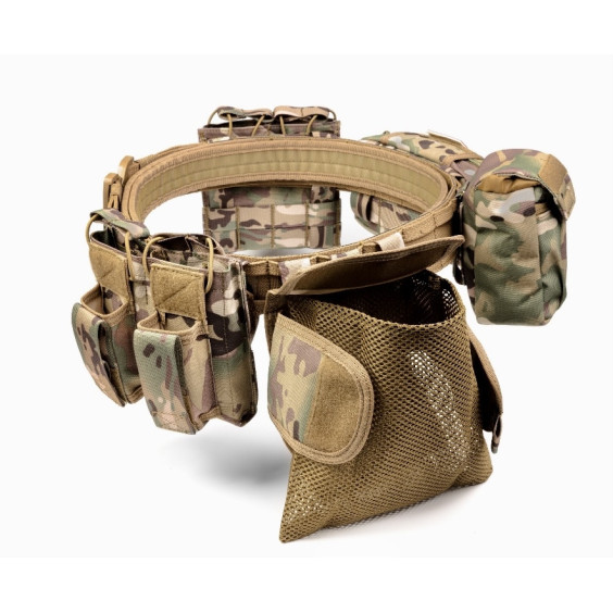 Разгрузочный пояс РПС "YAKEDA" с подсумками. Мультикам.
