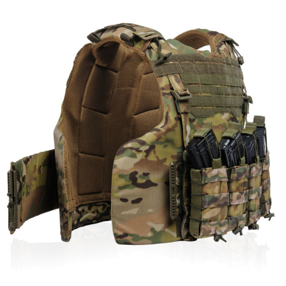 Бронежилет 6 класса Warmor Gen.4 с плитами: облегченные керамические пластины + плитоноска Warmor Gen.4 с подсумками АК