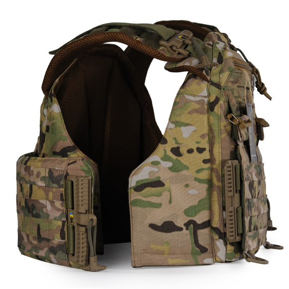 Плитоноска жіноча Warmor gen.3 FL (for Ladies). Без підсумків (без плит). Мультикам.