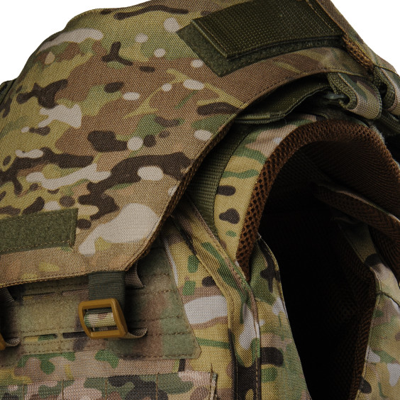 Плитоноска жіноча Warmor gen.3 FL MAX (for Ladies) (без плит). З максимальним набором підсумків, захистом шиї по 1 класу ДСТУ. Мультикам.