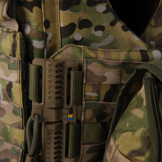 Плитоноска жіноча Warmor gen.3 FL MAX (for Ladies) (без плит). З максимальним набором підсумків, захистом шиї по 1 класу ДСТУ. Мультикам.