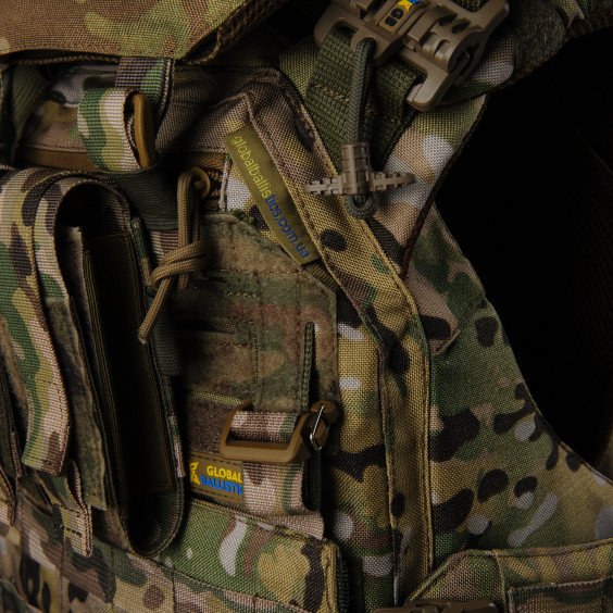 Плитоноска жіноча Warmor gen.3 FL MAX (for Ladies) (без плит). З максимальним набором підсумків, захистом шиї по 1 класу ДСТУ. Мультикам.