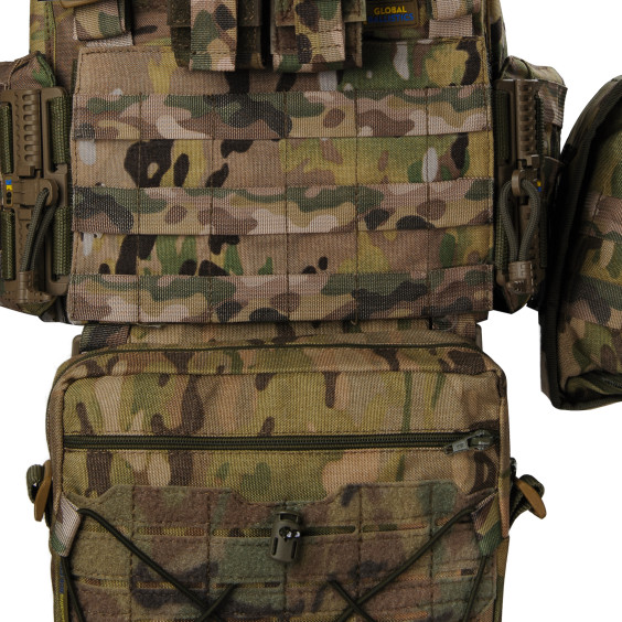 Плитоноска жіноча Warmor gen.3 FL MAX (for Ladies) (без плит). З максимальним набором підсумків, захистом шиї по 1 класу ДСТУ. Мультикам.