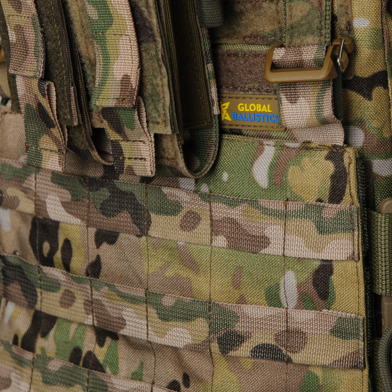 Плитоноска жіноча Warmor gen.3 FL MAX (for Ladies) (без плит). З максимальним набором підсумків, захистом шиї по 1 класу ДСТУ. Мультикам.