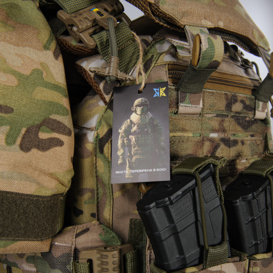 Плитоноска жіноча Warmor gen.3 FL MAX (for Ladies) (без плит). З максимальним набором підсумків, захистом шиї та плечей по 1 класу ДСТУ. Мультикам.