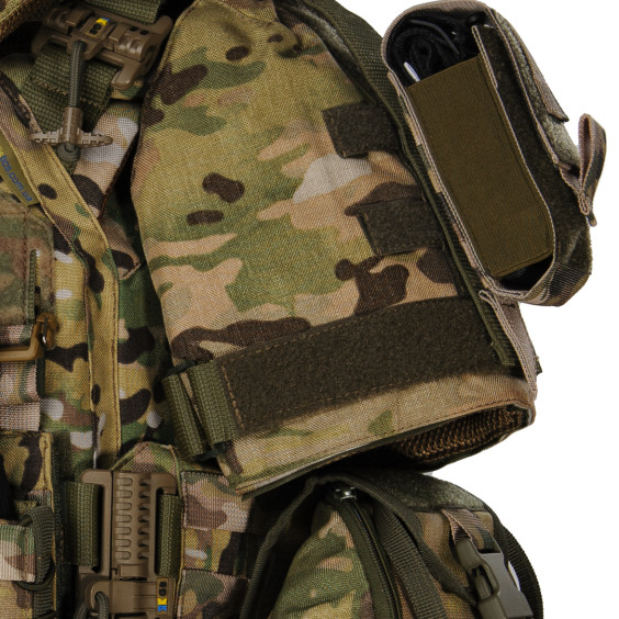 Плитоноска жіноча Warmor gen.3 FL MAX (for Ladies) (без плит). З максимальним набором підсумків, захистом шиї та плечей по 1 класу ДСТУ. Мультикам.