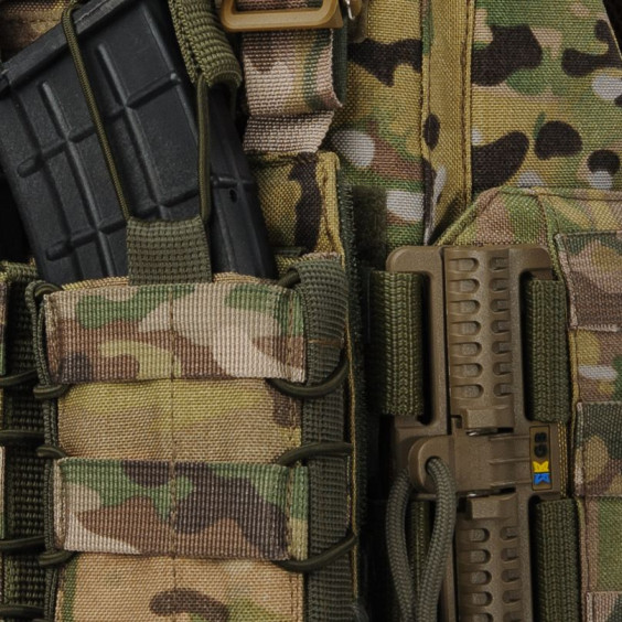 Плитоноска женская Warmor gen.3 FL (for Ladies). С подсумками под магазины АК (без плит). Мультикам.