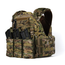 Плитоноска женская Warmor gen.3 FL (for Ladies). С подсумками под магазины АК (без плит). Мультикам.