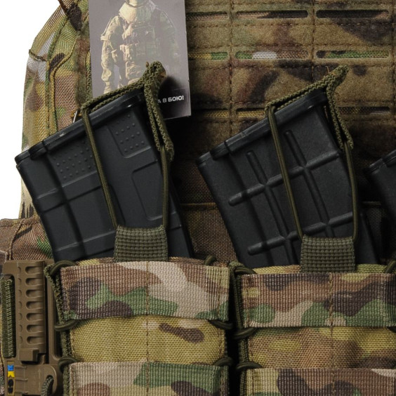 Плитоноска женская Warmor gen.3 FL (for Ladies). С подсумками под магазины АК (без плит). Мультикам.