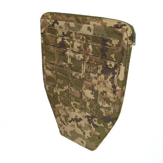 Противоосколочный фартук 1-го класса защиты (с баллистическим пакетом). Пиксель.