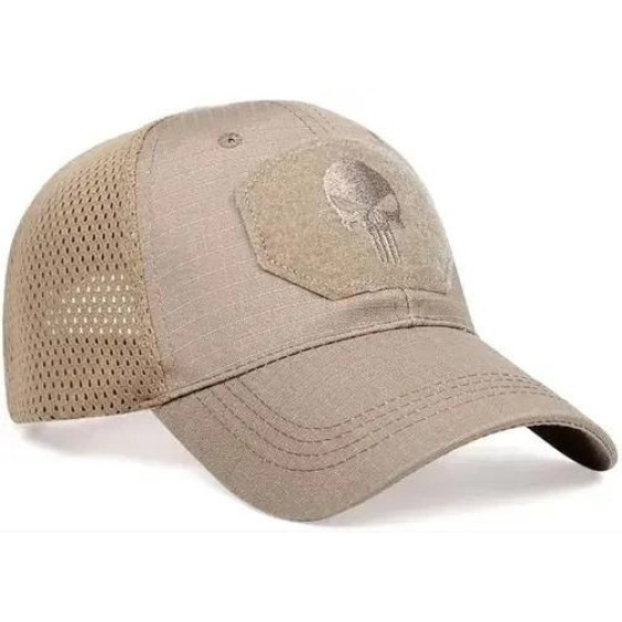 Кепка тактическая «Punisher» Rip-Stop Coyote (койот) с сеткой
