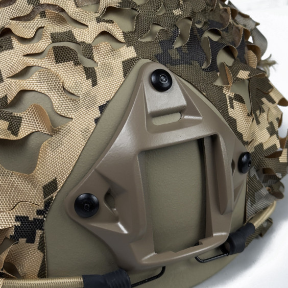 Кавер тактический на шлем FAST "Ольха". Пиксель.