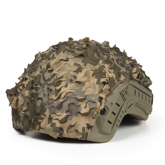Кавер тактический на шлем FAST "Ольха". Пиксель.