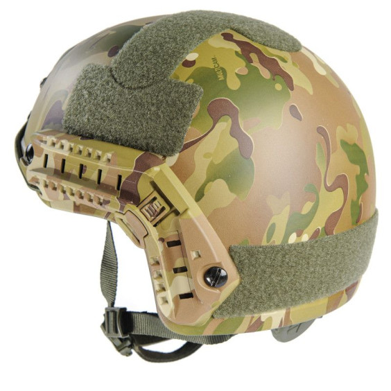 Базовий набір індивідуального захисту: шолом FAST + плитоноска з набором підсумків + комплект плит 6 кл. ДСТУ. Мультикам.