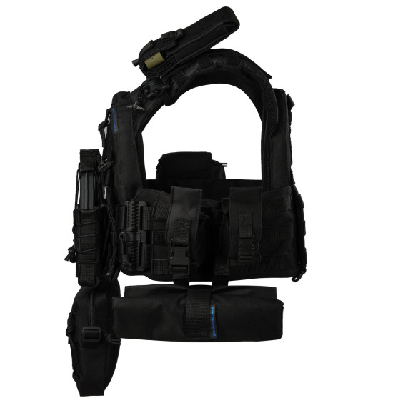 Базовий набір індивідуального захисту: шолом + плитоноска з набором підсумків + комплект плит 6 кл. ДСТУ