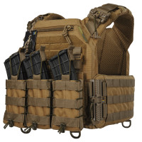 Плитоноска Warmor gen.3 Pro Койот. 3 подсумка.