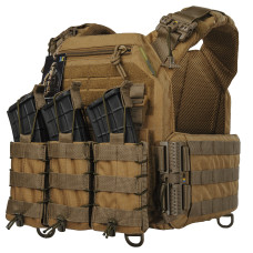 Плитоноска Warmor gen.3 Pro Койот. 3 подсумка.