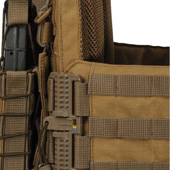 Плитоноска Warmor gen.3 Pro Койот. 3 подсумка.