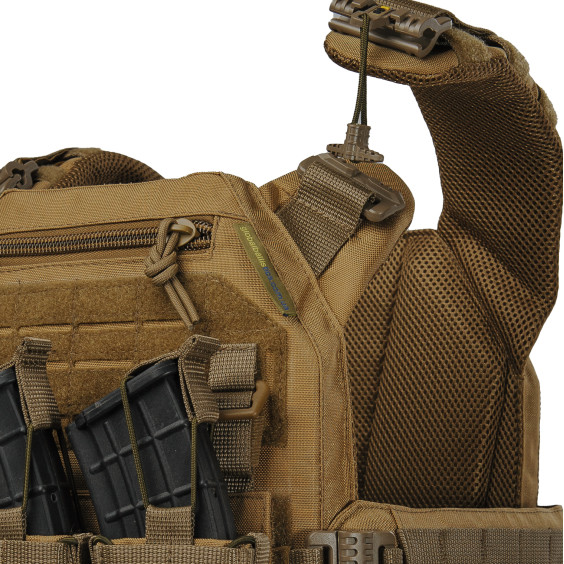 Плитоноска Warmor gen.3 Pro Койот. 3 подсумка.