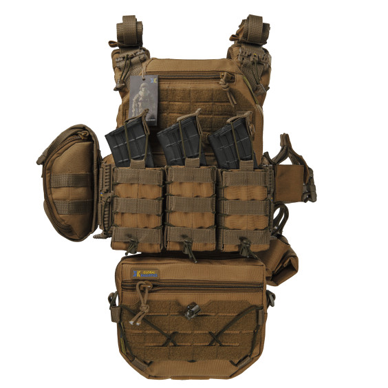 Плитоноска Warmor gen.3 Pro Max Койот. 7 підсумок. Плитоноска Warmor gen.3 Pro Max Койот. 7 підсумок.