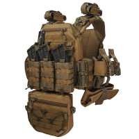 Плитоноска Warmor gen.3 Pro Max Койот. 7 підсумок.