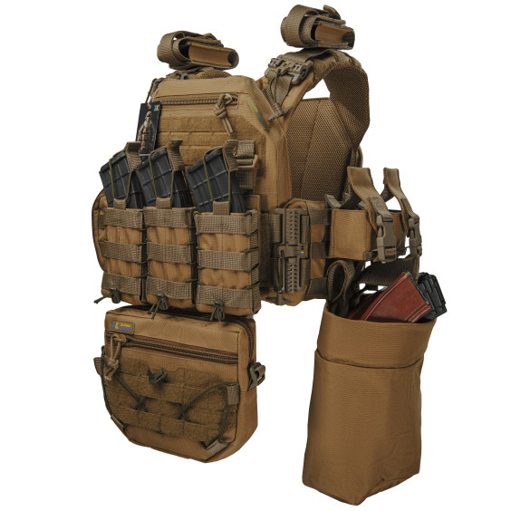 Плитоноска Warmor gen.3 Pro Max Койот. 7 підсумок. Плитоноска Warmor gen.3 Pro Max Койот. 7 підсумок.