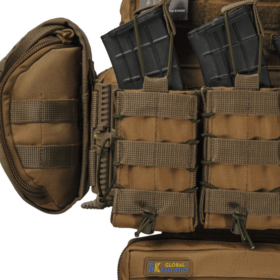 Плитоноска Warmor gen.3 Pro Max Койот. 7 підсумок. Плитоноска Warmor gen.3 Pro Max Койот. 7 підсумок.